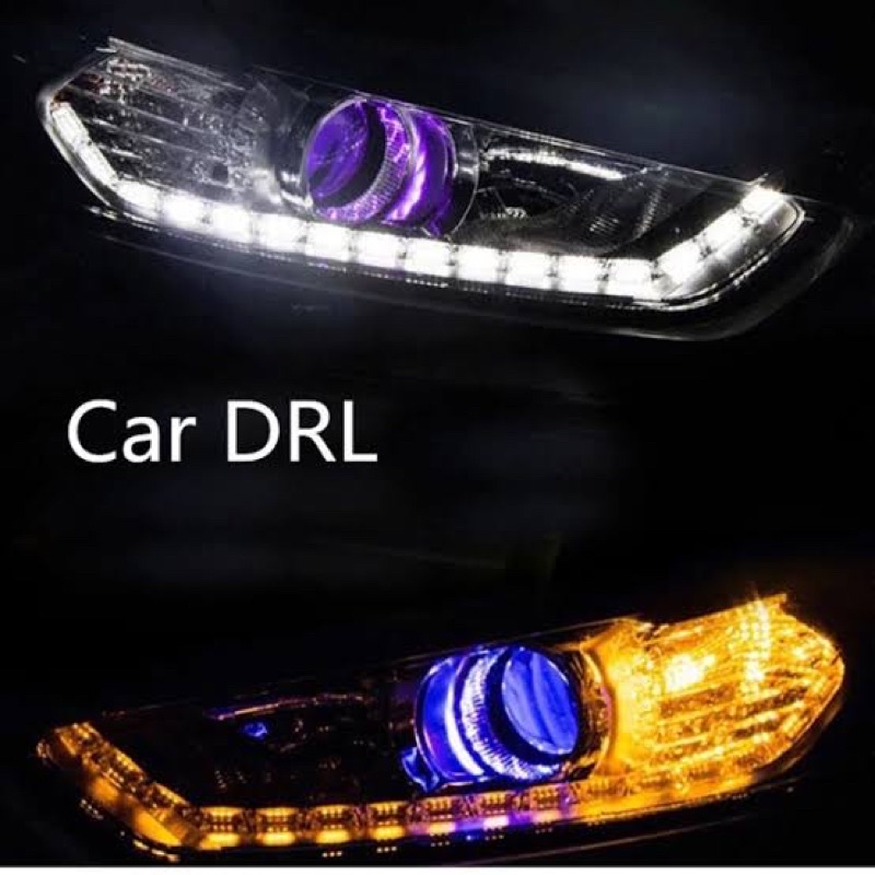 Lampu Crystal LED DRL FLEXIBLE SMD Alis Mobil / Motor DRL Terbaru 12v