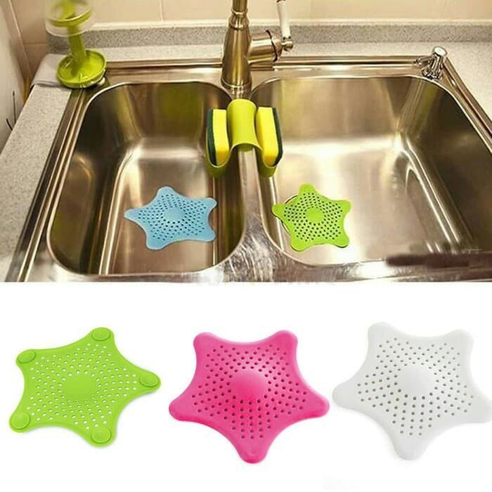 [DEASHOP] SARINGAN WASTAFEL BINTANG / TUTUP WASTAFEL SILIKON /  WATER TANK /  DAPUR SINK SILICON