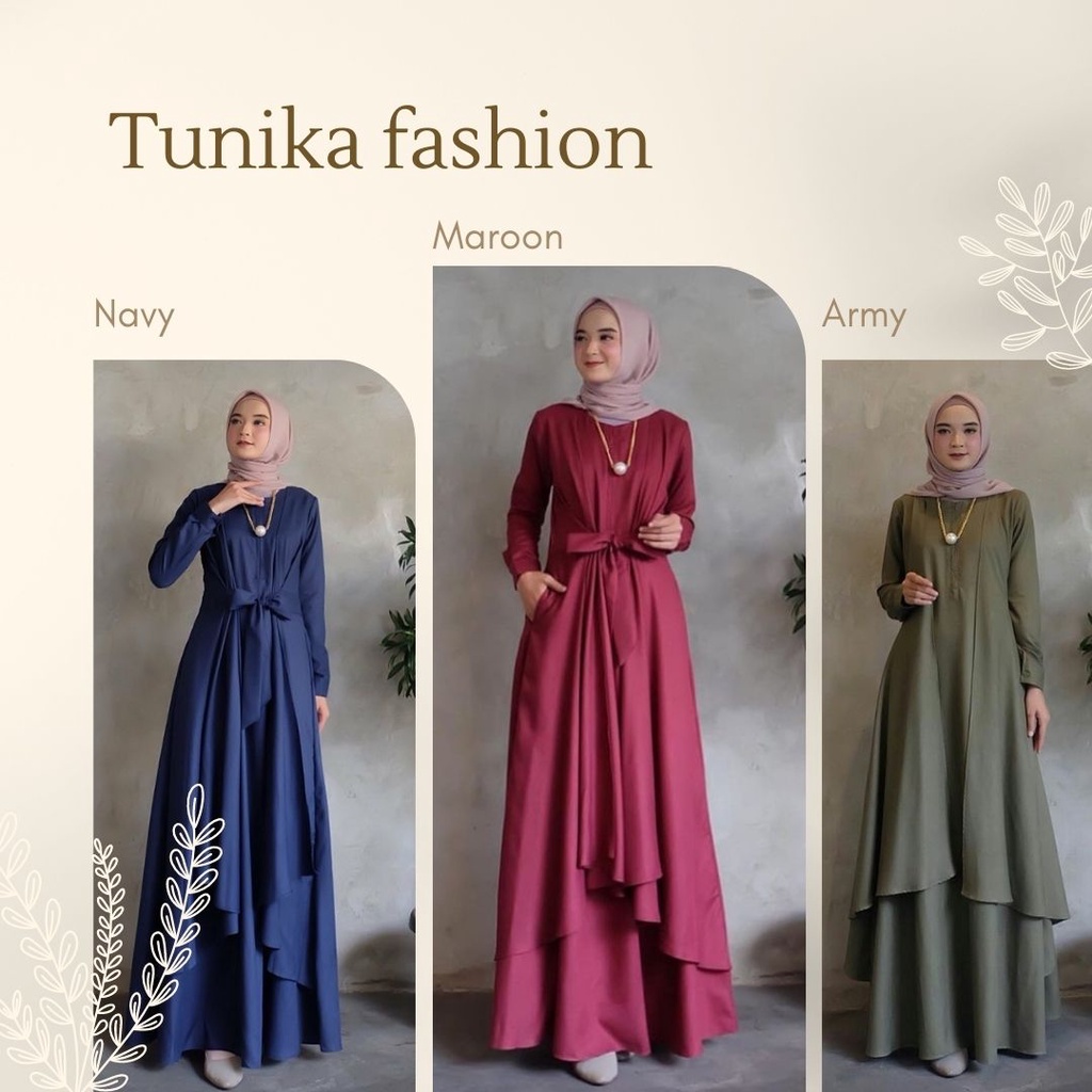 LALUNA DRESS WANITA GAMIS FORMAL MODERN TERBARU