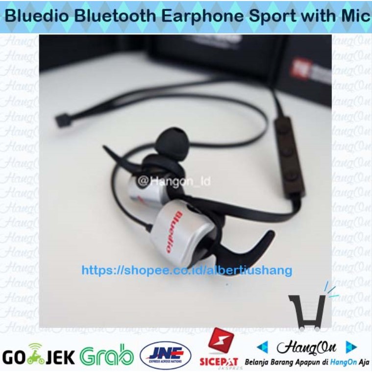 Bluedio Bluetooth Earphone Sport with Mic