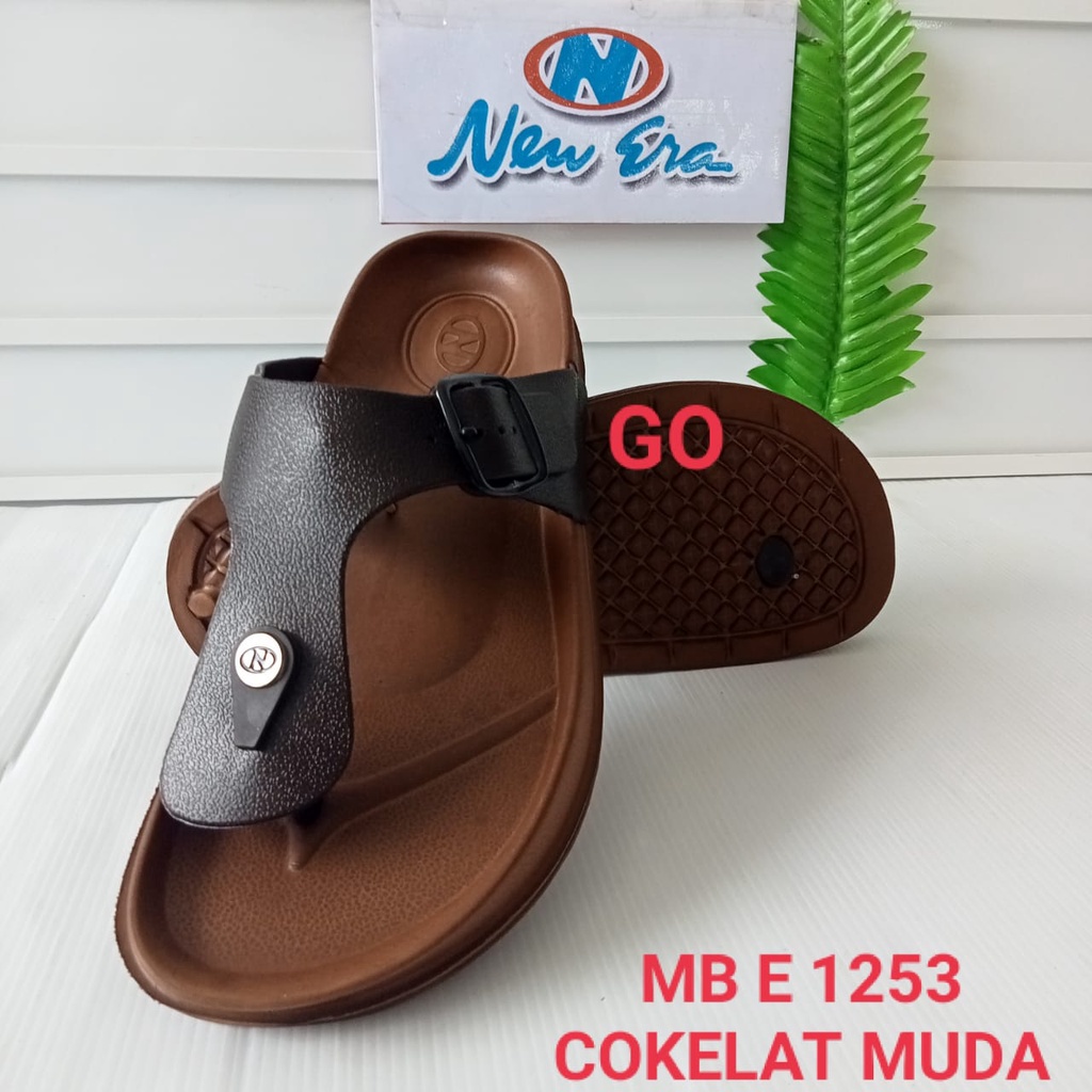 gof NEW ERA MB E1253/MB E71253 &amp; ATT PSJ 4106 Sandal Karet Sintetis Pria 39/43