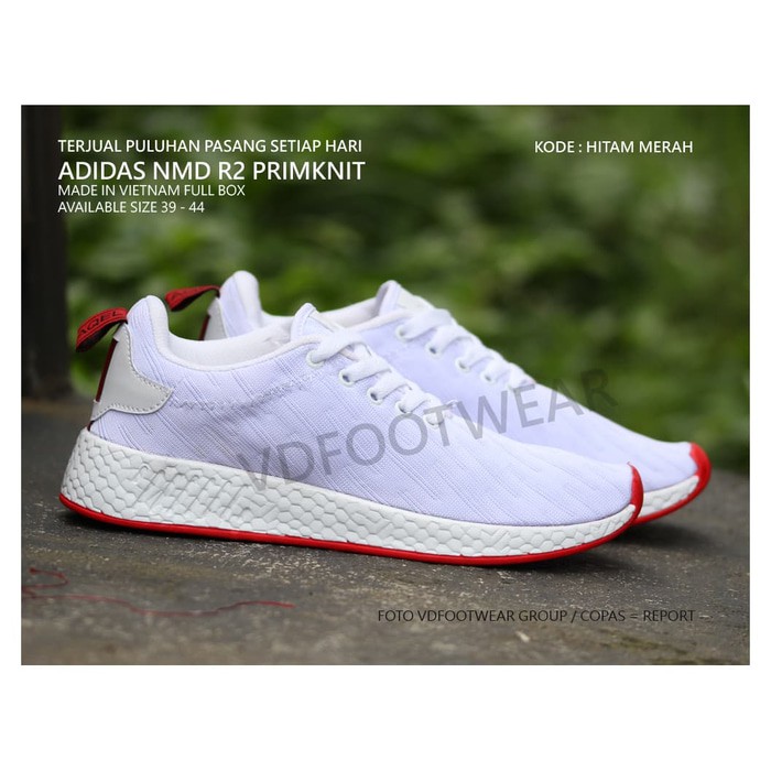 ADIDAS NMD R2 PRIMKNIT - Sepatu Pria Running Lari Grade Original