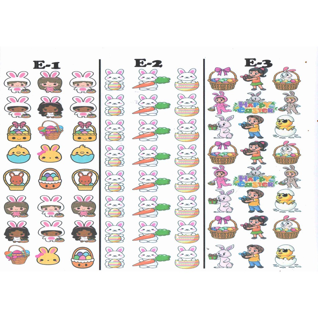 

Edible Stamp / Edible Picture / Stiker Makanan Easter 1