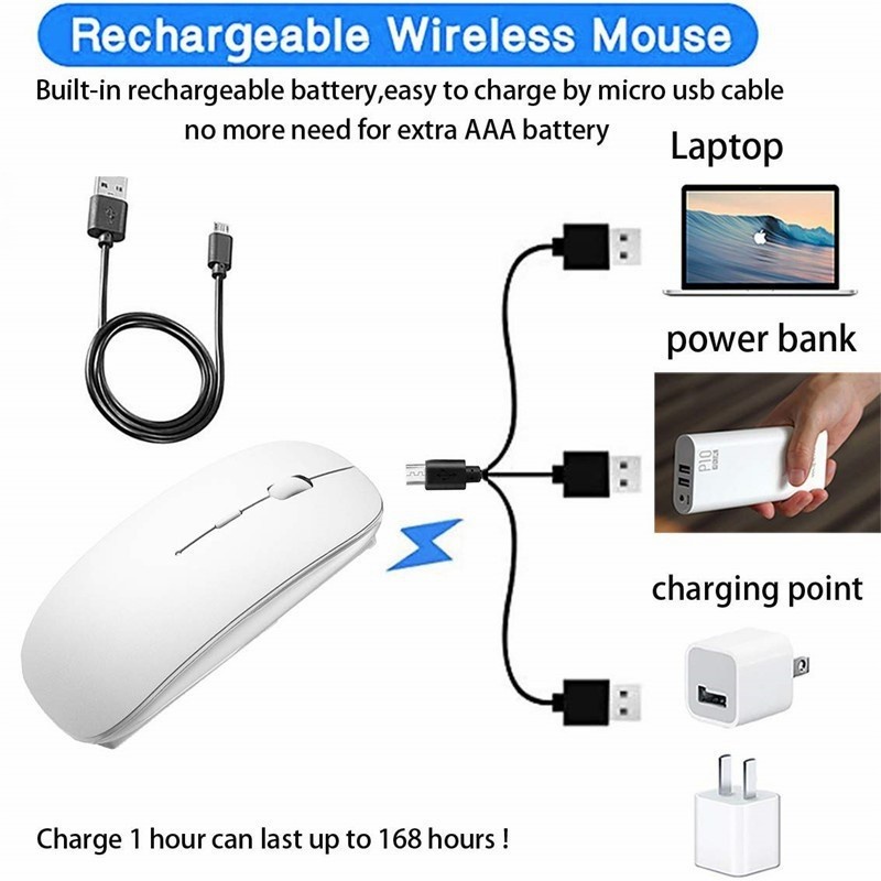 Mouse Bluetooth dan Wireless Z Fold 3, Mi Pad 5, Tab S6 &amp; Tab S7, Matepad 11 ( Samsung, Ipad, Xiaomi, Huawei )