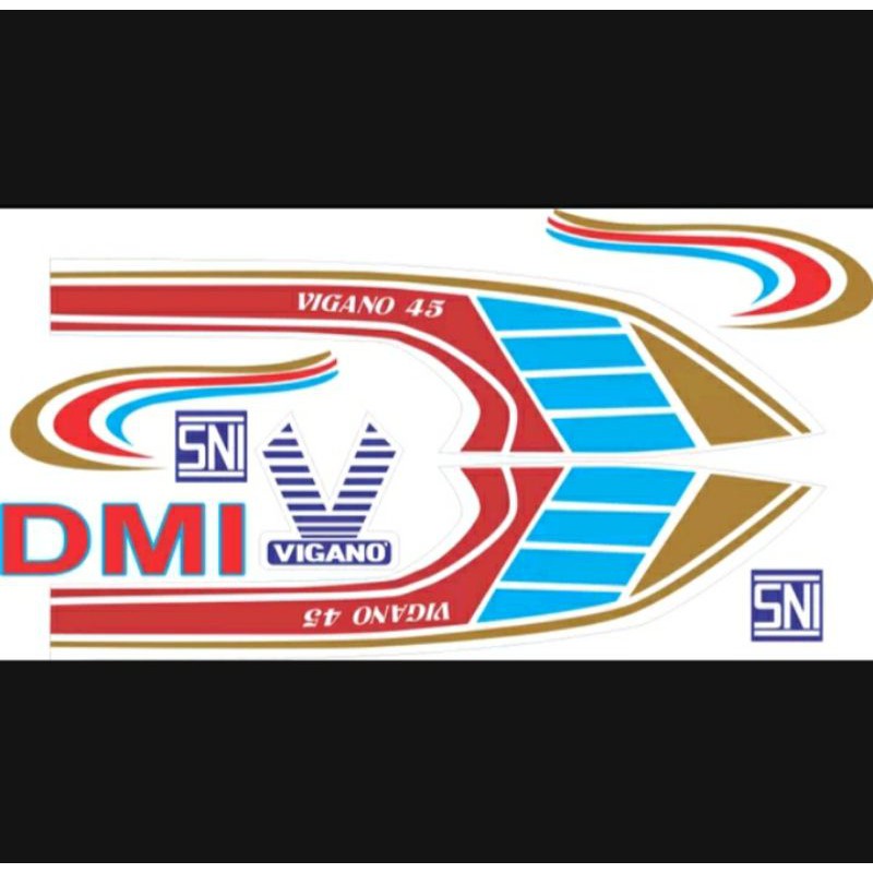 stiker helm jadul DMI