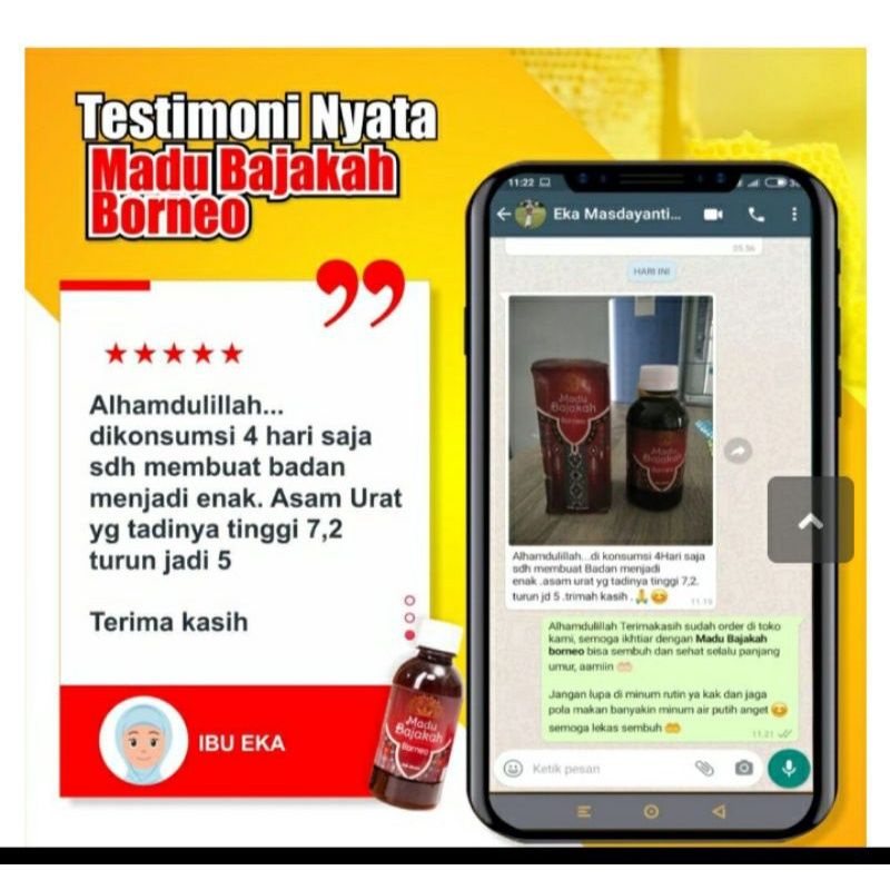 

MADU BAJAKA Borneo Ori100%