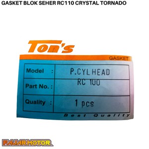 PAKING GASKET CYLINDER KOP HEAD SUZUKI RC100 RC110 CRYSTAL TORNADO