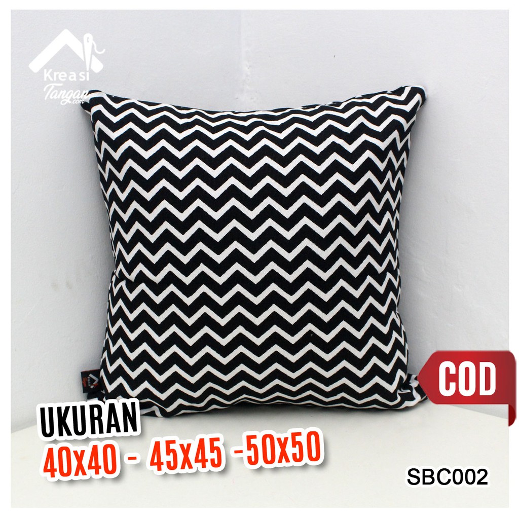 SARUNG BANTAL SOFA CANVAS 40x40, 45x45, 50x50 SBC012 SBC002