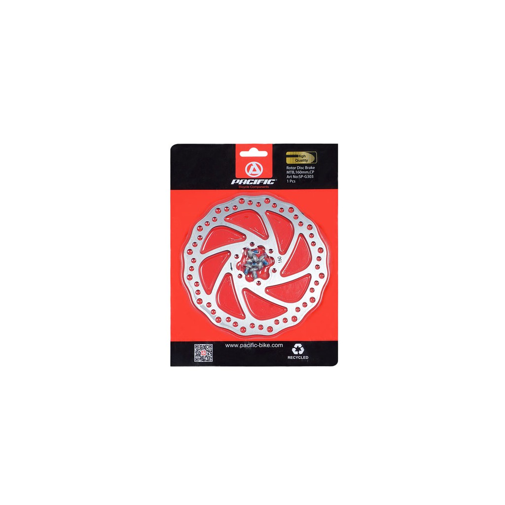 Disc Brake piringan rem cakram pacific sepeda MTB 160mm pacific