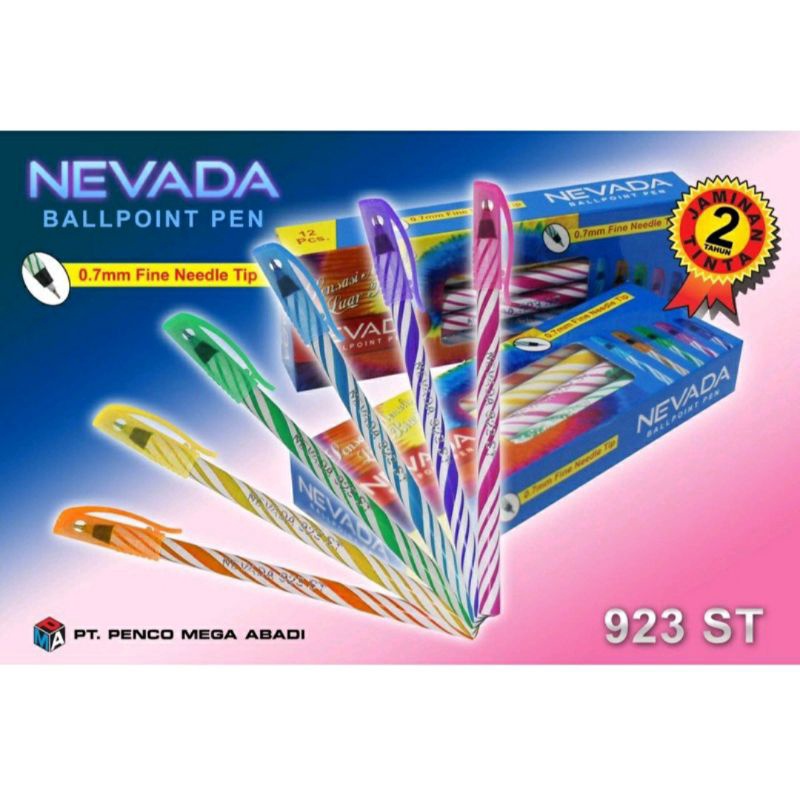 

PULPEN NEVADA 12 PCS BALLPOINT NEVADA Pulpen Murah Bagus
