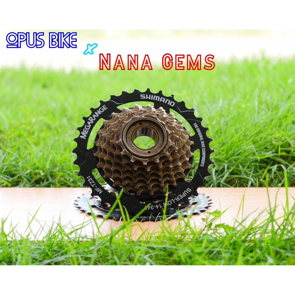 Sproket Sprocket Shimano MF TZ31 7 Speed Megarange ORIGINAL