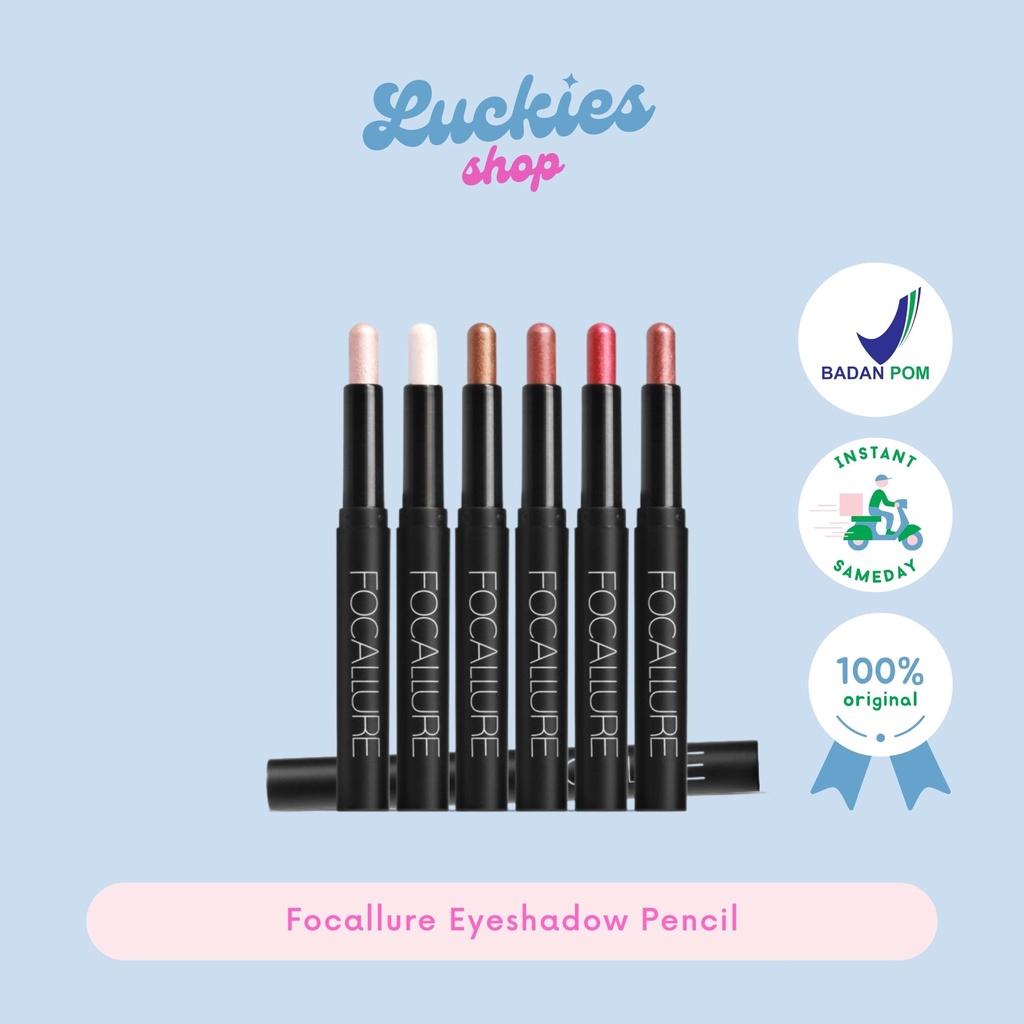 Official Distributor Focallure Eyeshadow Pencil FA38 Eyeshadow Single Stick Shimmer