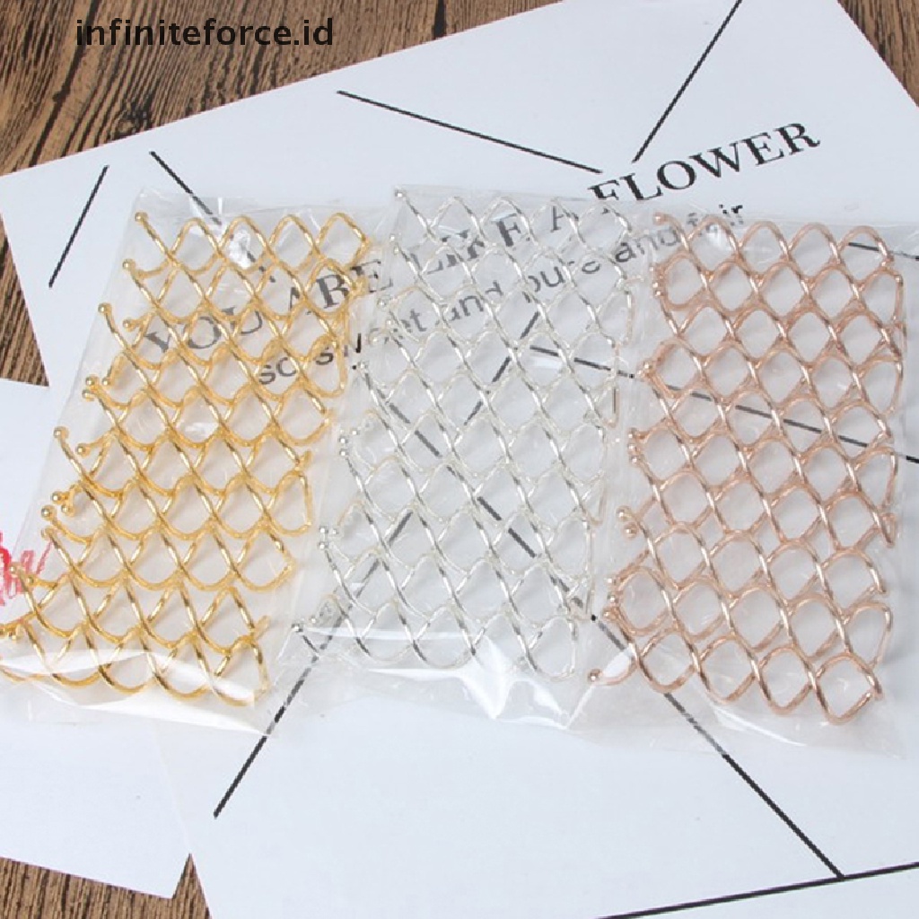 Infiniteforce.id 10pcs / Set Jepit Rambut Spiral Untuk Aksesoris Wanita DIY