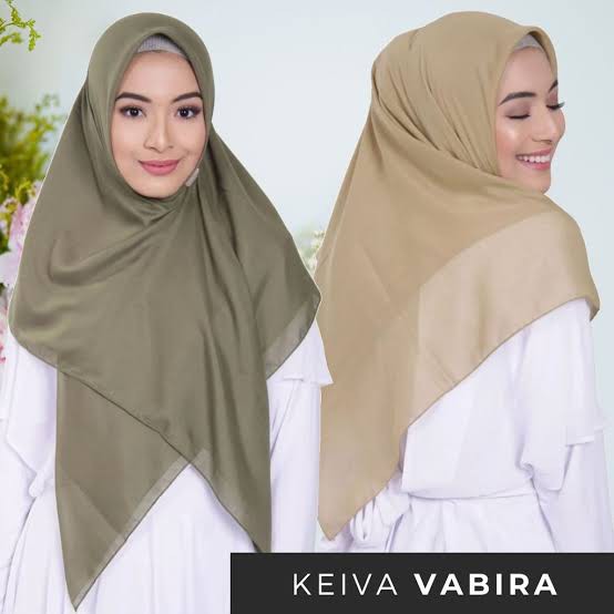 JILBAB KERUDUNG SEGI EMPAT POLOS Syar'i ELZATTA ( KEIVA VABIRA )