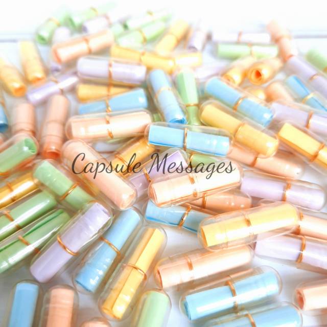 

Capsule Message [Blank Paper] - Surat Kapsul Kado Unik Hadiah Ulang Tahun Aesthetic Pill - My Craft Arts