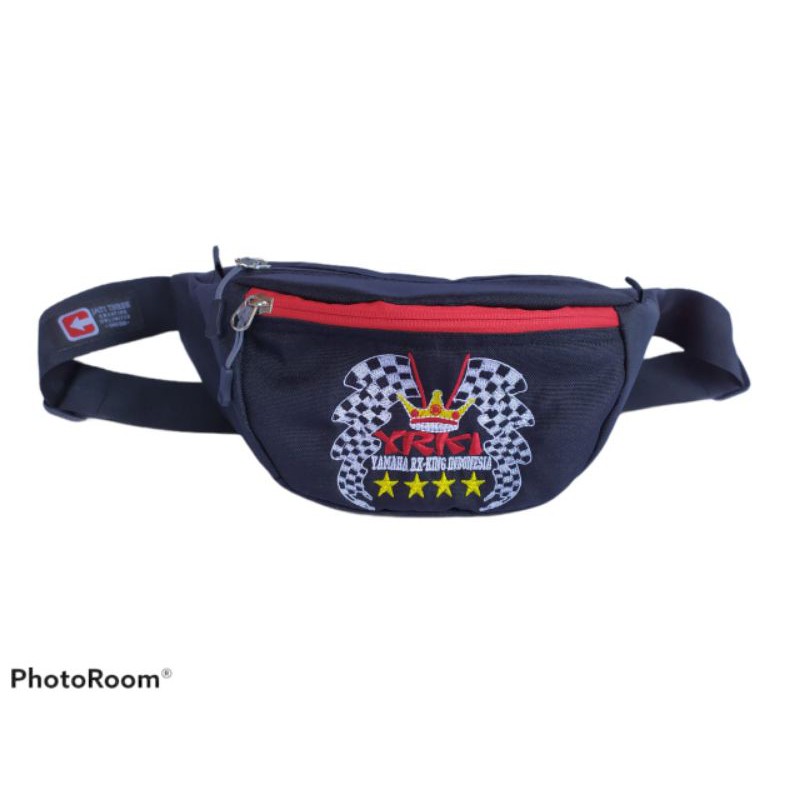 Tas pinggang / Waistbag CUSTOM (Gambar LOGO/NAMA suka-suka)