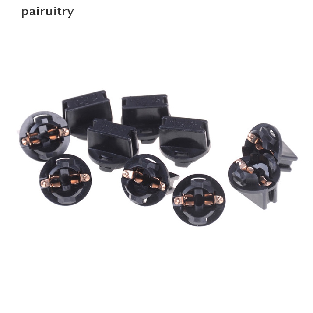 Prt 10PCS Socket PRT T10 W5W 168 192 194 Untuk Panel Instrumen Lampu Dashboard Mobil