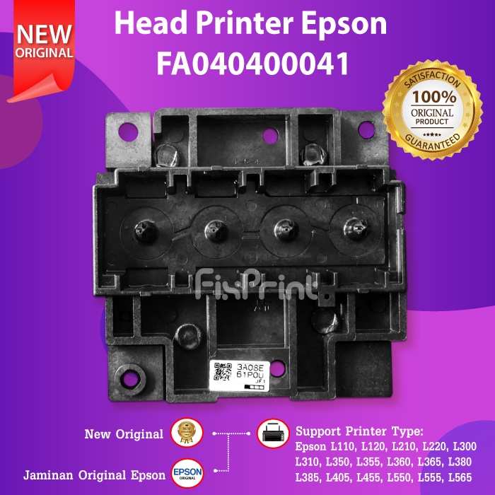 Print Head Printer Epson L110 L120 L210 Box Besar New Original