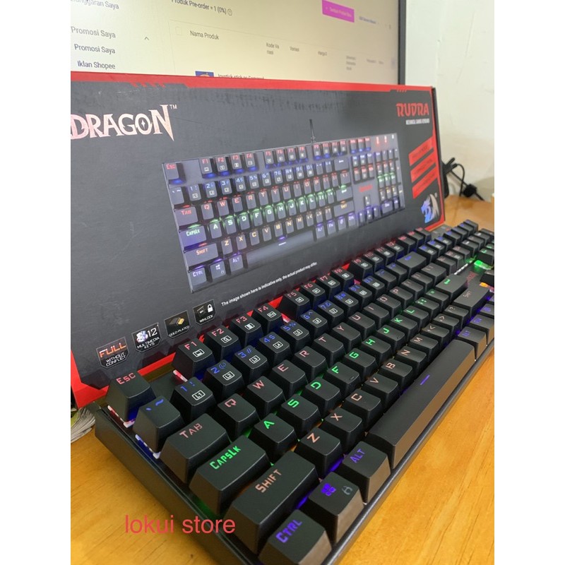 Keyboard gaming REDRAGON RUDRA K-556 mechanical redragon rudra gaming