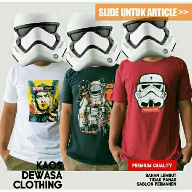 Kaos Clothing Pria Masa Kini