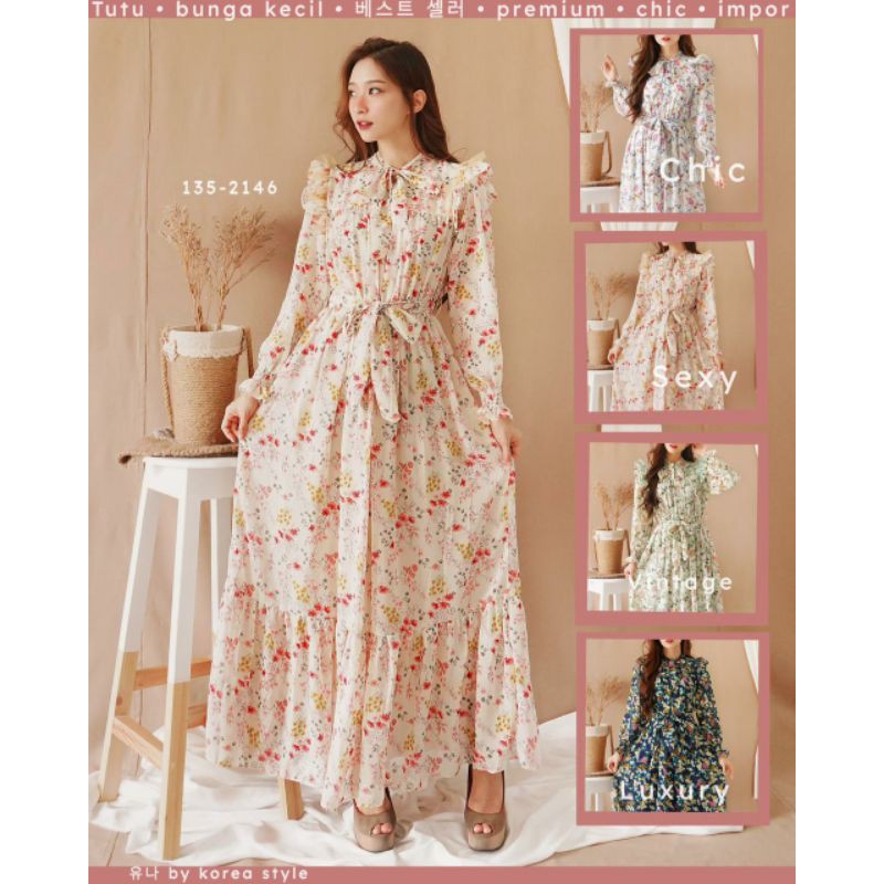 DRESS YUNA FASHION / GAMIS YUNA / GAMIS TERBARU EDISI RAMADHAN 2021