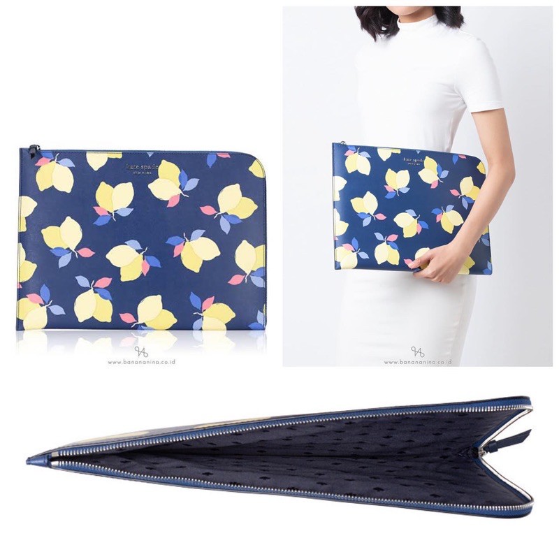 tas kate spade original - Kate spade cameron l zip in lemon zest