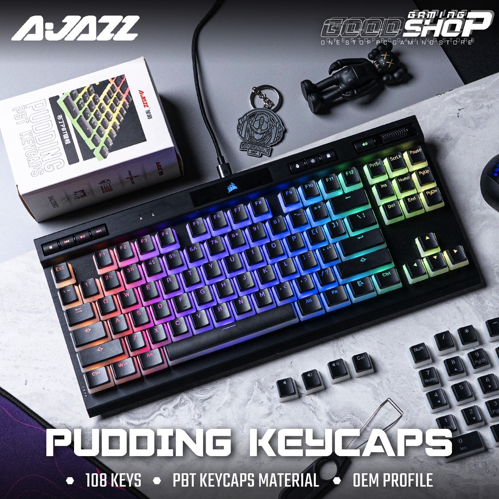 AJAZZ Pudding PBT OEM Profile - Keycaps