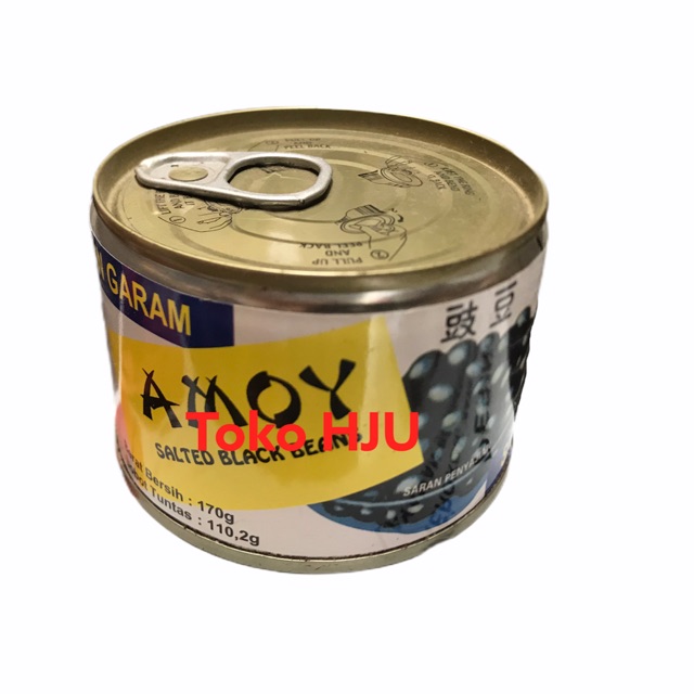 

Amoy Tausi hitam kaleng 170gr salted black beans