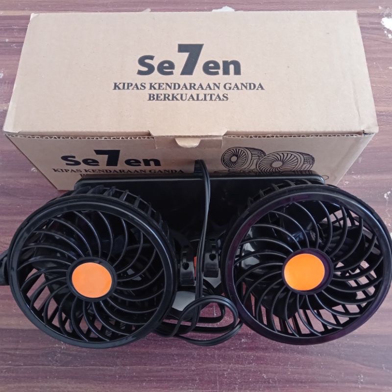 SE7EN KIPAS MOBIL GANDA/ KIPAS ANGIN MOBIL PORTABLE
