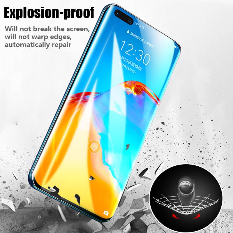 2Pcs Full Cover Hydrogel Film For Huawei Huawei Nova 2 Plus 2S 3 3E 3i 4 4e 5 5Z 6 6SE 7 7SE 8 8SE 5 5i 7 8 Pro Screen Protector Blueray Not Glass