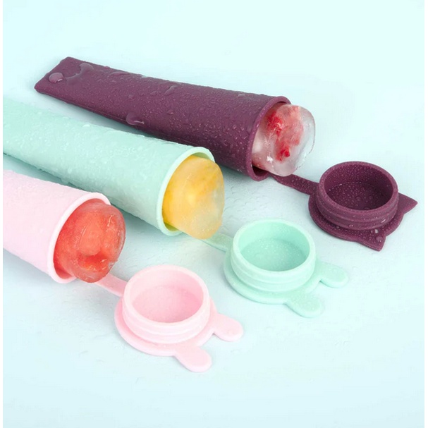 We Might Be Tiny Silicone Tubies - Cetakan Push Pop Pops Es Pudding Silicone Karakter Set Of 6 Silicone