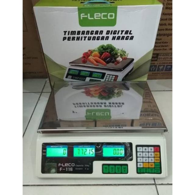 Timbangan digital 30kg fleco 116/114