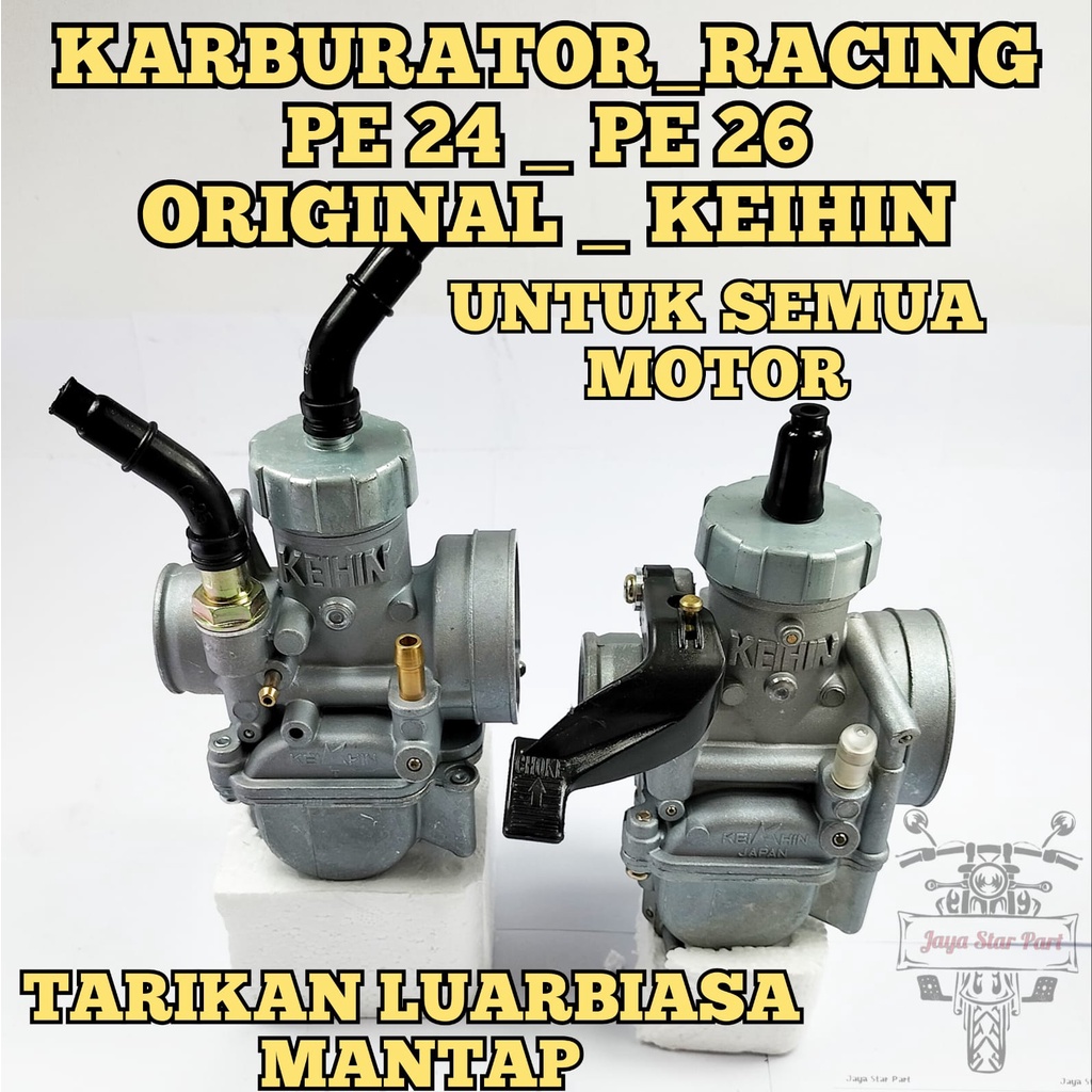 ASLI ORI KEIHIN KARBURATOR KEIHIN MUDAH SETTING LANGSAM STABIL KEIHIN PE 24 PE 26 KARBU ORIGINAL KEI