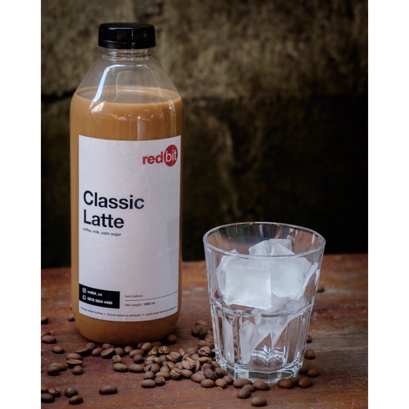 

Classic latte / kopi susu literan 1 liter