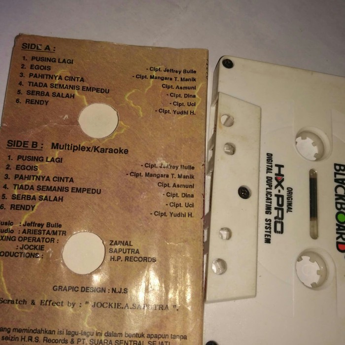 Kaset Anis Marsella - Pusing Lagi