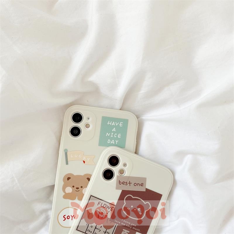 Case Desain Beruang Retro Untuk Oppo A54 A95 Reno 6 5 A74 A7 A5s A12 A35 A53 A15 A15S Reno 5F A94 Reno 4 4f 4lite A1K A11K A32 A92 A3s A5E