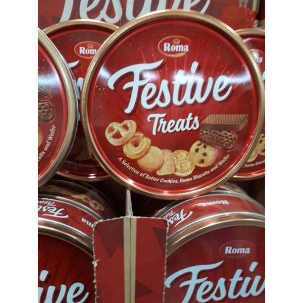 

Roma Festive treats biscuits 675gr