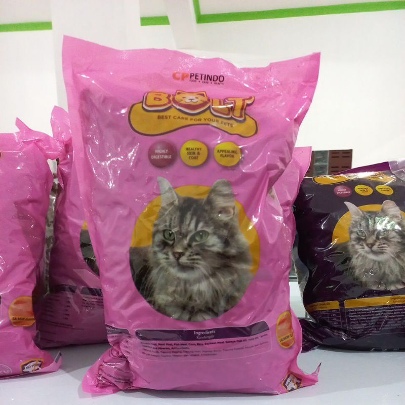 pakan kucing bolt bulat