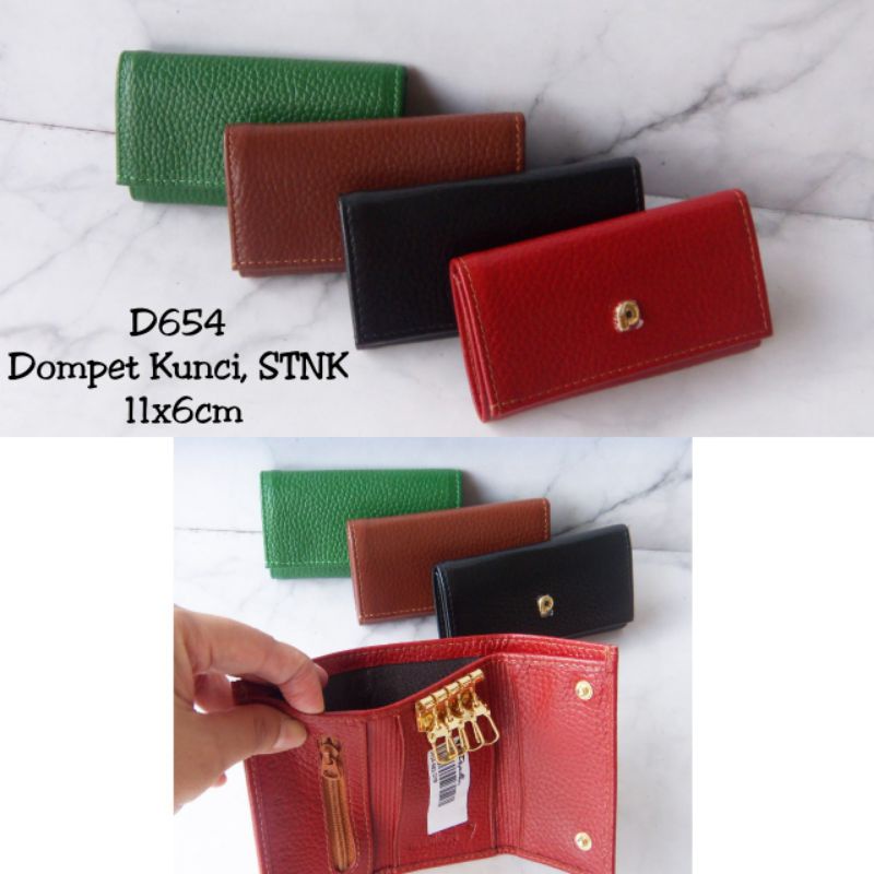 Dompet kunci/stnk mobil motor papillon leather D654