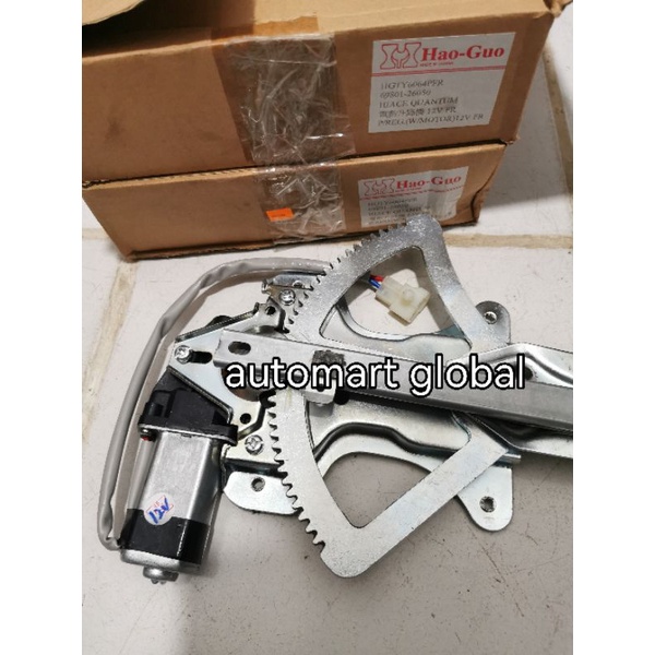 window regulator depan lengkap motor hiace commuter 2014