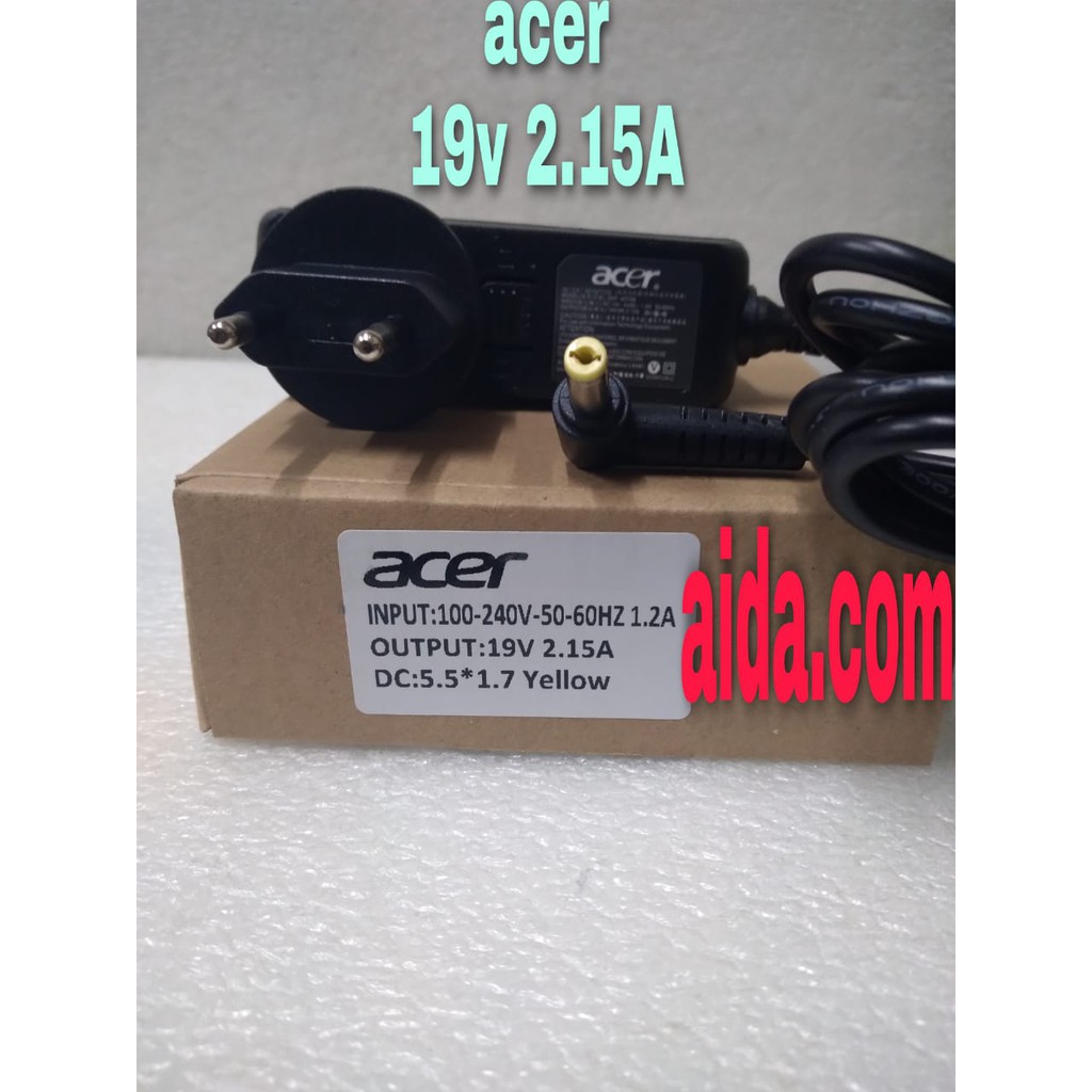 Charger Original NetBook Acer Aspire One 756 725 722 751 532 532H 531 531H 522 521 D255 D260