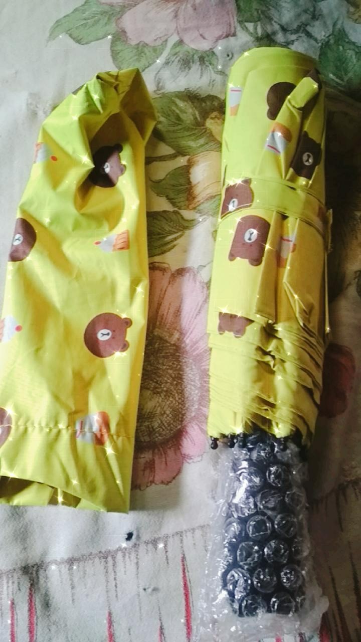 Tabasa Payung Lipat Otomatis Cupcakes Bear