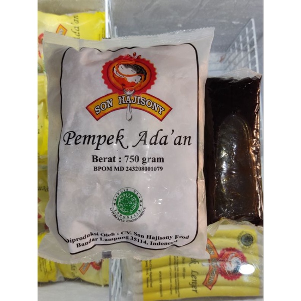 

Pempek Adaan Sony / Son Hajisony Lampung Curah Grade B + Cuko