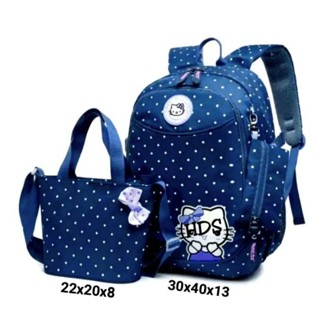 Fashion backpack kanvas 2in1 hellokitty