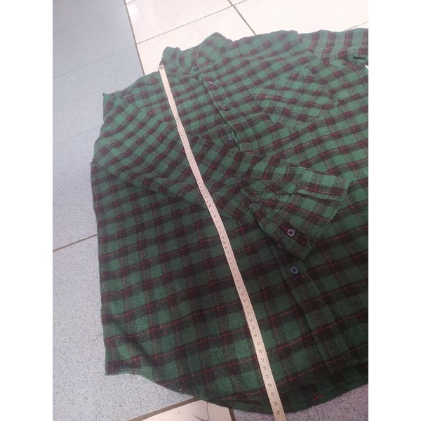 kemeja flanel cowok preloved