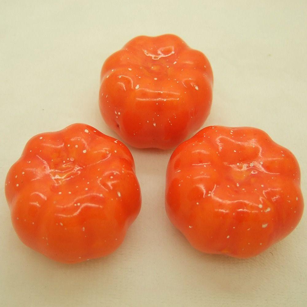 Solighter 50pcs Simulasi Labu Halloween Untuk Dekorasi Rumah