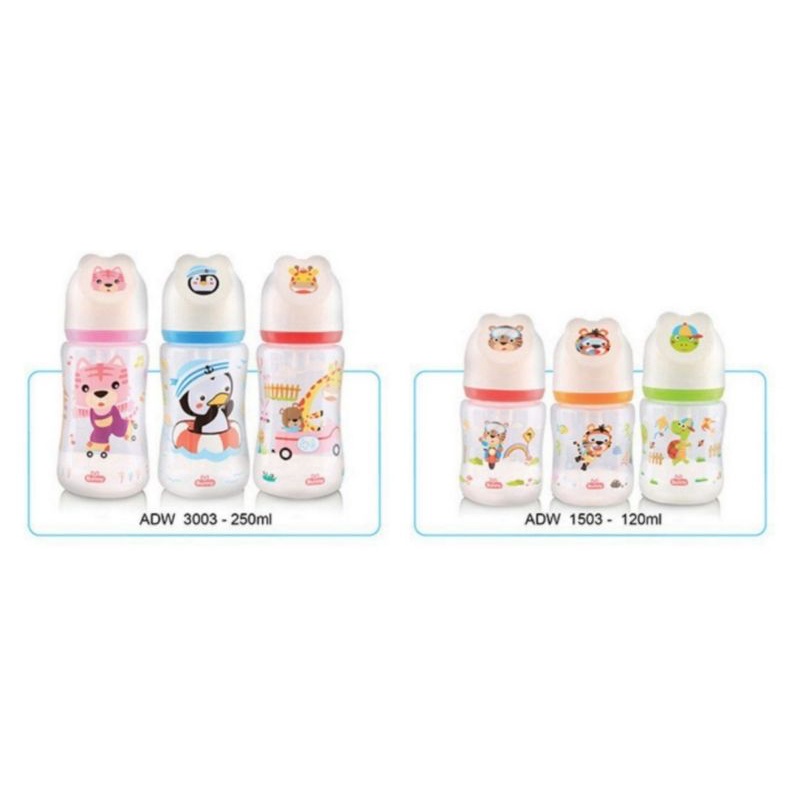 lov me❤ LUSTY BUNNY BOTOL SUSU Reguler dan Wideneck 60ml 120ml 250ml  BPA FREE  ADB6001 |DB1208 |  DB2408 | adw1503 |adw3003