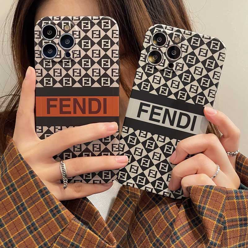 Casing Silikon Motif Logo FENDI Untuk IPhone 7 8 Plus XR XS Max SE 11 Pro Max 12 13 Pro Max