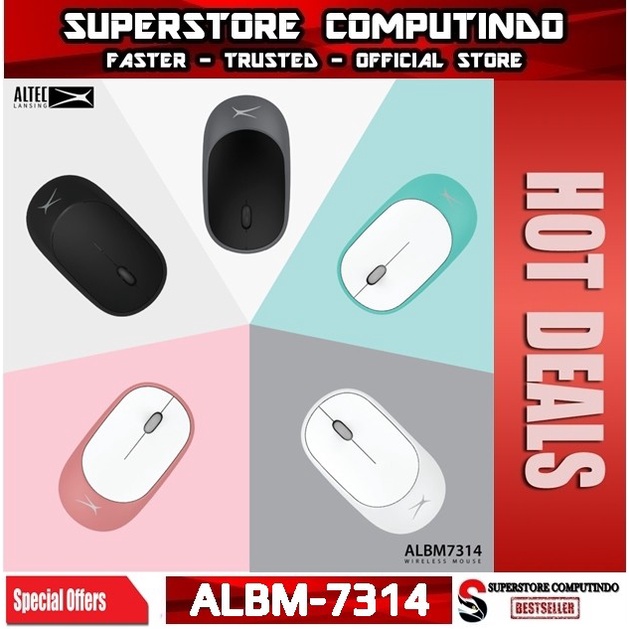 Mouse Wireless Altec Lansing ALBM-7314 Silent |Altec ALBM7314