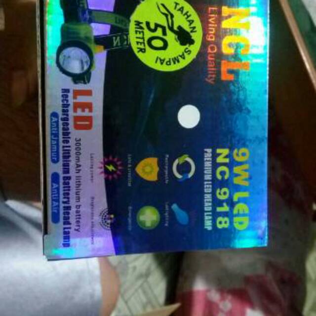 Senter kepala ncl nc 918 9watt